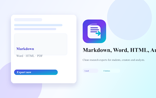 NoteFlow Export for NotebookLM screenshot