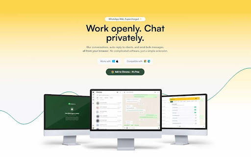 SenangWasap - WhatsApp Privacy, Bulk & AI screenshot