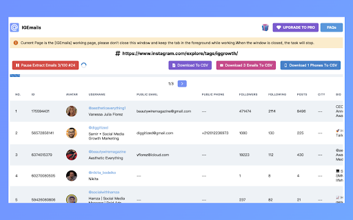 Email Exporter-Email,Phone Extractor&Scraper screenshot