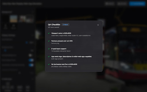 Meta Ray-Ban Display Web App Simulator screenshot