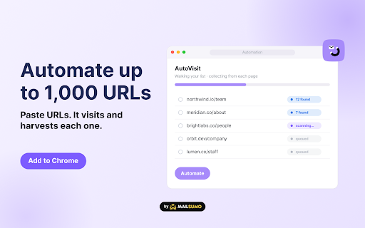 Email Extractor by Mailsumo screenshot