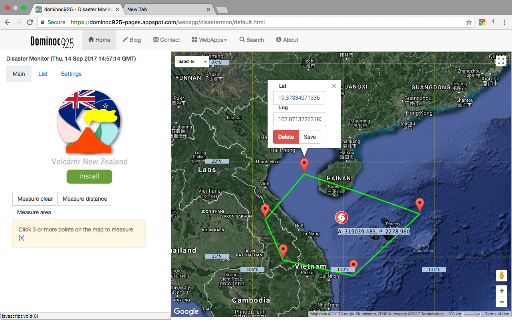 Natural Disaster Monitor screenshot