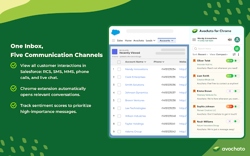 Avochato - Business Texting, Calls & Live Chat screenshot
