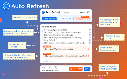 Auto Refresh Page - Reload Pages Automatically & Page Monitor Easily screenshot