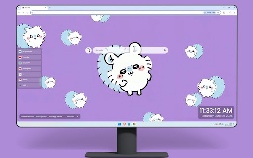 Momonga Chiikawa Live Wallpaper screenshot