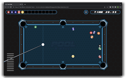 Pool 8 Ball Billiards - HTML5 Game screenshot