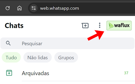WaFlux - IA treinada para WhatsApp Web - ChatGPT screenshot