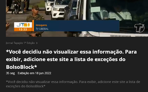 BolsoBlock screenshot
