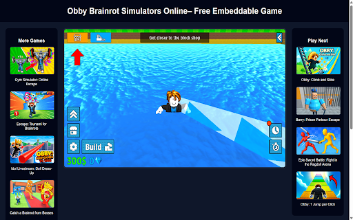 Obby Brainrot Simulators Online screenshot