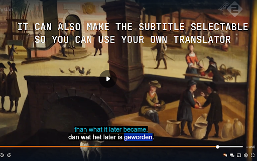 NPO Start Dual Subtitles screenshot