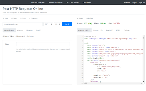 ReqBin HTTP Client screenshot