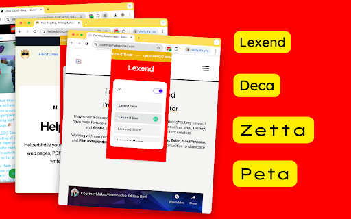 Lexend for Chrome™ screenshot