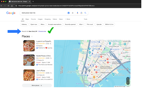 Google Search Location Changer & UULE Code Generator for Geo Results screenshot