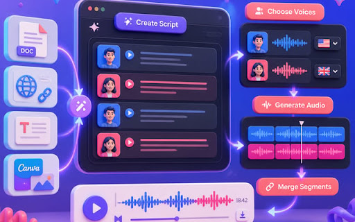 AI Podcast Generator — Read Less, Listen More screenshot
