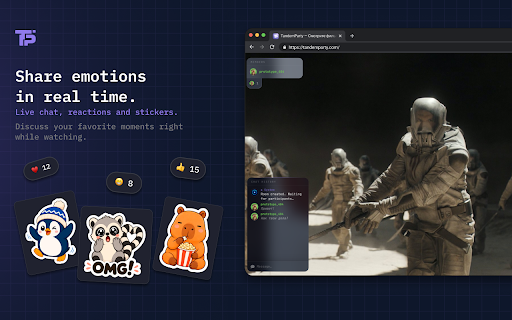 TandemParty - Watch Party, Watch Together screenshot