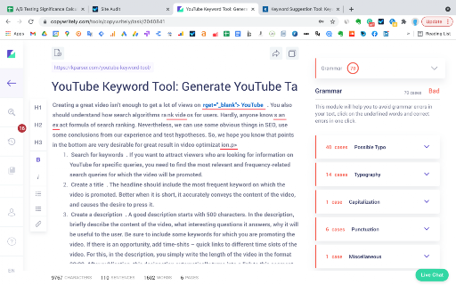 SEO Content Checker: Plagiarism & Readability screenshot