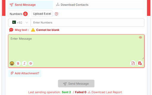 Prime Sender Advance - Free Message Sender screenshot