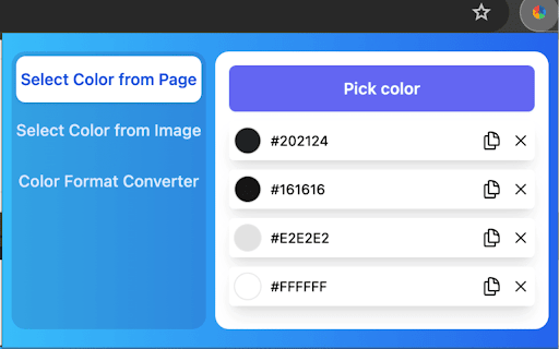 Color Picker - Web Development screenshot