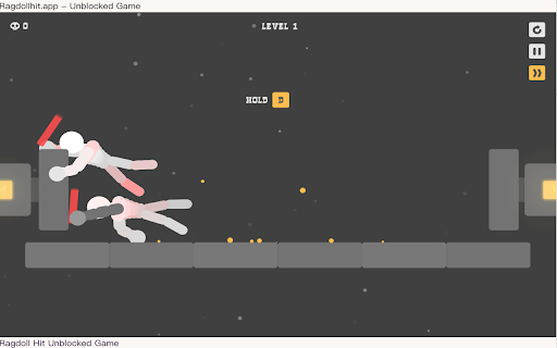 Ragdoll Hit Unblocked Game screenshot
