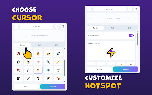 Custom Cursor & Cursor Trails screenshot