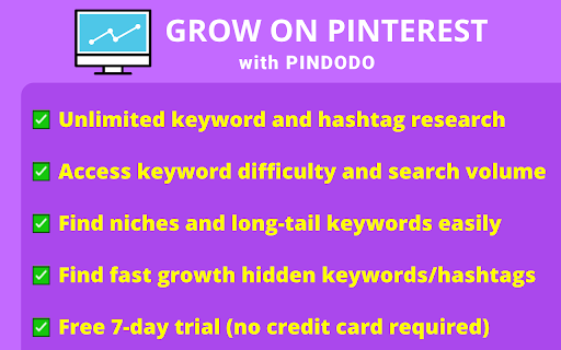 Pindodo - Pinterest Ranking/Keyword Tool screenshot