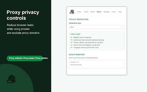 BP Proxy Switcher screenshot