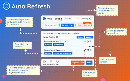 Auto Refresh Page - Reload Pages Automatically & Page Monitor Easily screenshot