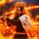 Rengoku Flame Hashira Live Wallpaper icon