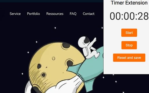Timer Extension screenshot