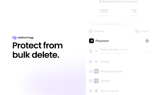 Undiscord screenshot
