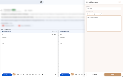 Signature Manager for Gmail™ - Multiple Email Signatures screenshot