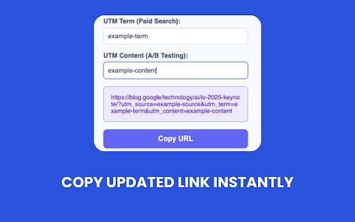 Easy UTM Generator screenshot