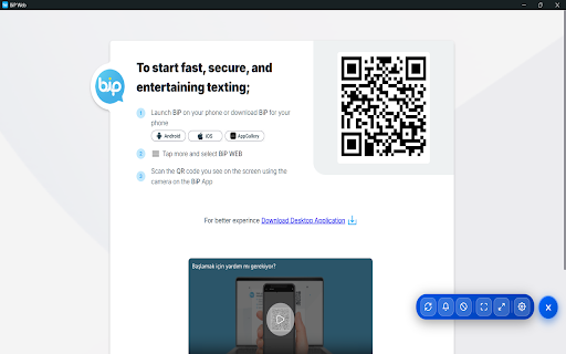 BIP for Web screenshot