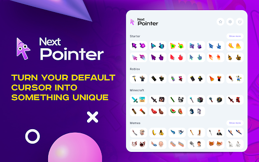 Next Pointer - Custom Cursor for Chrome™ screenshot
