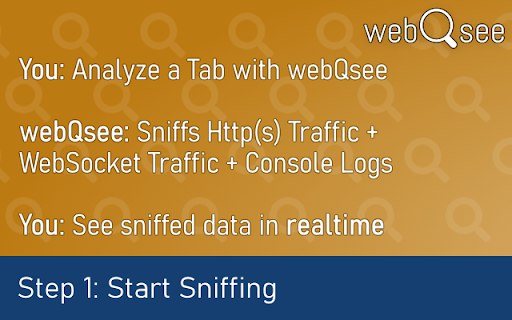webQsee: Free Website Bug Recorder + Sniffer screenshot