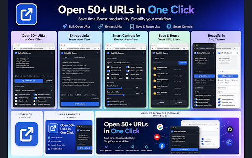 Bulk URL Opener - Open Multiple Links screenshot