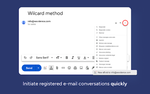 eEvidence — Certifica tus correos screenshot