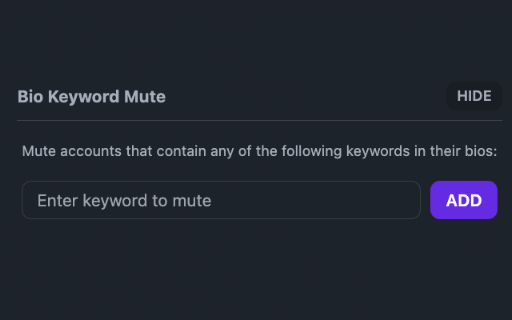 Yet Twitter - Minimal Twitter Theme screenshot