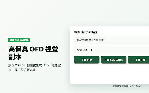 发票格式转换器 screenshot