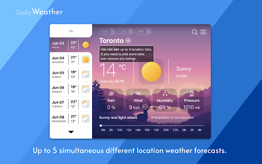 Daily Weather Forecast screenshot