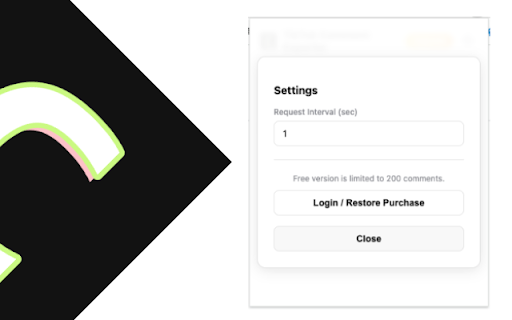 TikTok Comment Exporter - Export TikTok Video Comments to CSV screenshot