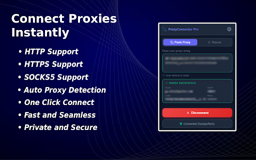ProxyConnector Pro - HTTP/HTTPS/SOCKS5 Proxy screenshot