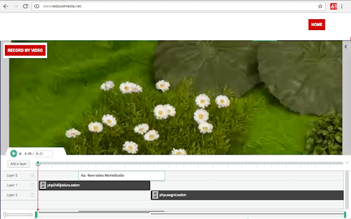 Movie maker MovieStudio video editor screenshot