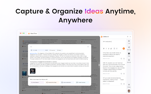 GitMind AI: Mind Map, Summarizer, ChatPDF, Image Editor&Video Toolkit screenshot