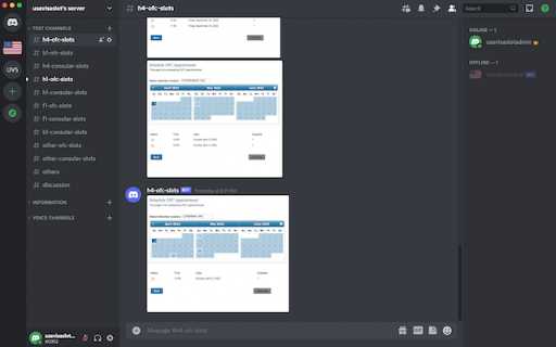 USAVisaSlot screenshot