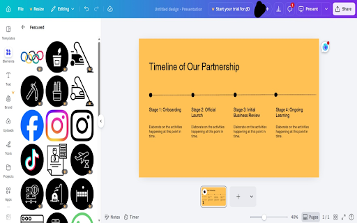 Canva Focus — Hide Pro elements, see what you can use screenshot