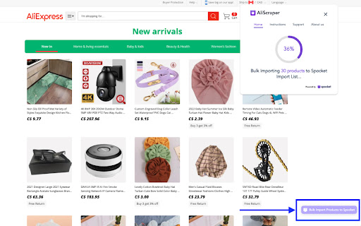 AliScraper - Aliexpress Dropshipping Importer screenshot