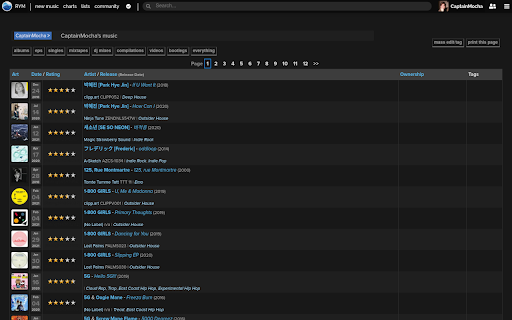 BetterRYM screenshot