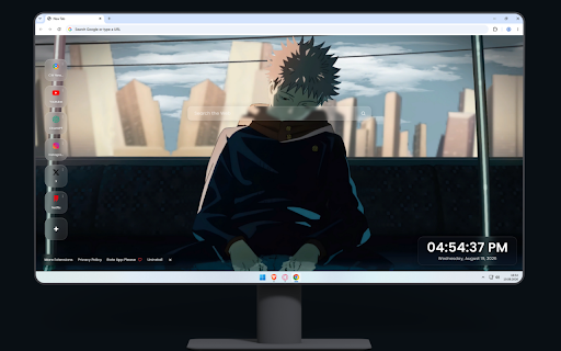 Itadori Sleeping In The Train Jujutsu Kaisen Live Wallpaper screenshot