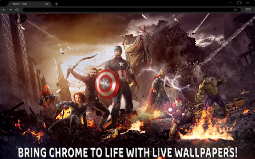 Avengers Heroes Live Wallpaper screenshot